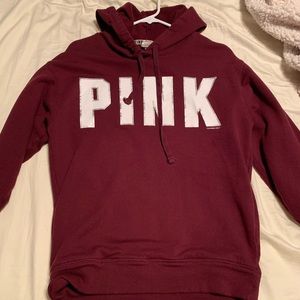 **Maroon Victoria’s Secret Pink Sweatshirt**